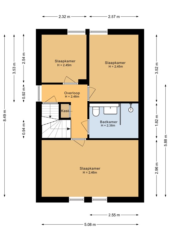 mediumsize floorplan